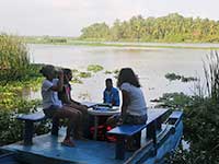 Boat ride at Kalametiya